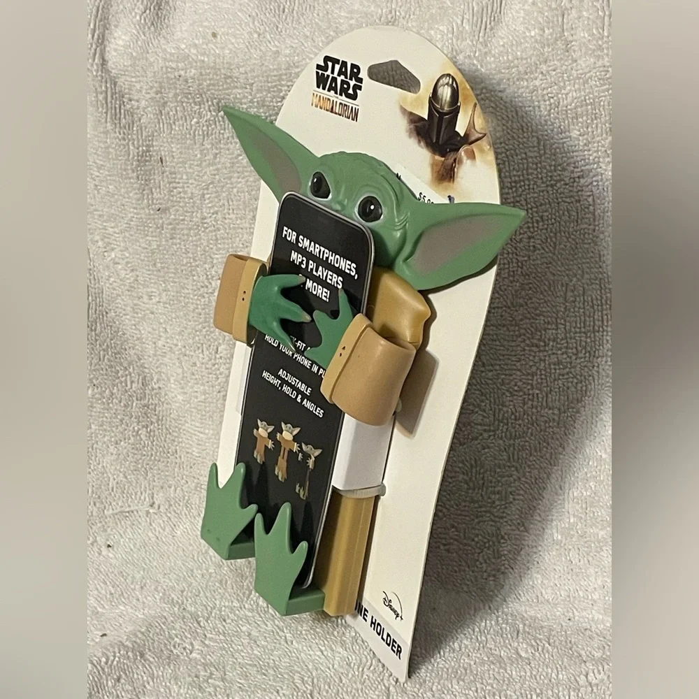 Star Wars Mandalorian Baby Yoda Flexi Phone Holder Stand 4 phone MP3 Disney